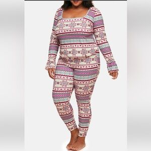 Adore Me Holiday Patterned Sleepwear Set